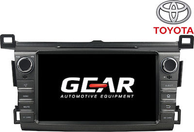 Gear Ηχοσύστημα Αυτοκινήτου για Toyota Rav 4 (Bluetooth/USB/WiFi/GPS) με Οθόνη 8"