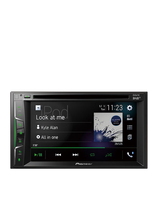 Pioneer Car Audio System 2DIN (Bluetooth/USB/AUX) with Touch Screen 6.2"