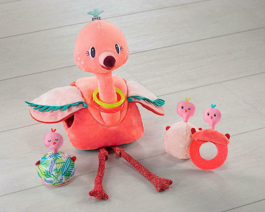 Lilliputiens Animal Anais And Her Babies made of Fabric with Sounds for 6++ Months