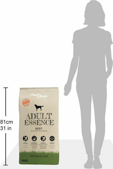 Premium Adult Essence 15kg Dry Food for Adult Dogs with Beef