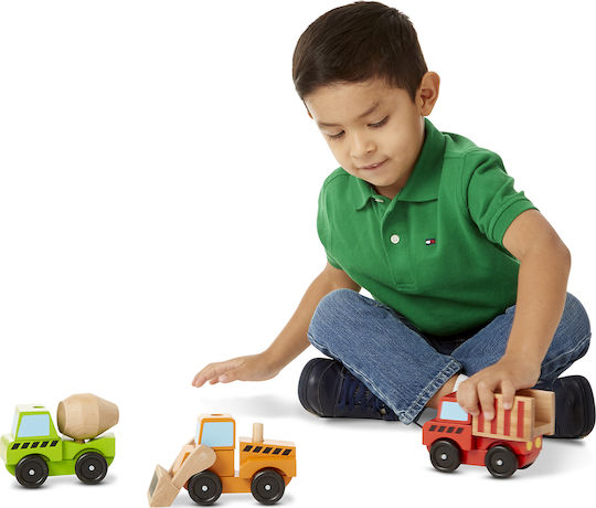 Melissa & Doug Όχημα Αυτοκινητάκια Στοίβαξης από Ξύλο για 36+ Μηνών