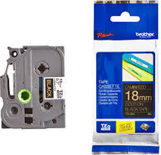Brother TZe-344 Label Maker Tape 8m x 18mm in Black Colour Compatible with Brother TZe/TZ