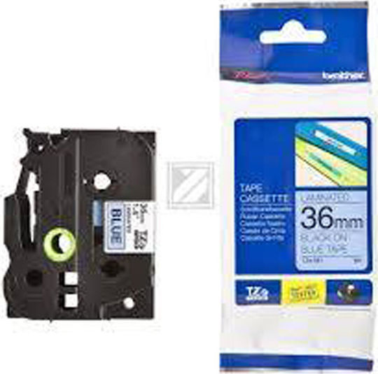 Brother TZe-561 Label Maker Tape 8m x 36mm in Blue Colour Compatible with Brother TZe/TZ