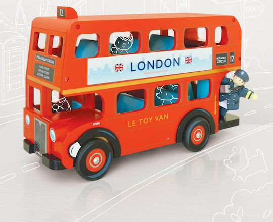 Le Toy Van London Bus Bus For 3+ Years Old