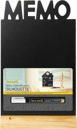Securit Tafel Memo Tisch-Kreidetafel 34.5x21cm