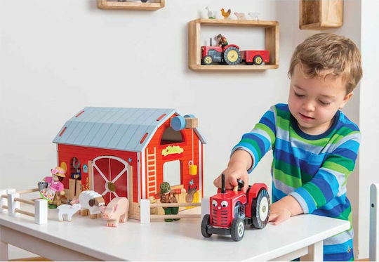 Le Toy Van Budkin Set mit Traktor Kleintransporter für 3+ Jahre
