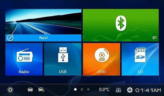 Bizzar Ηχοσύστημα Αυτοκινήτου για Volvo S90 Nissan Navara / NP300 2016> (Bluetooth/USB/WiFi/GPS/Apple-Carplay/Android-Auto) με Οθόνη Αφής 8"