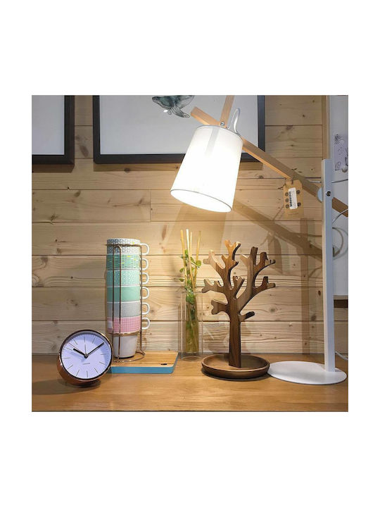 Karlsson Minimal Copper Silent Tabletop Clock with Indicators Metal with Alarm Clock Copper KA5536WH