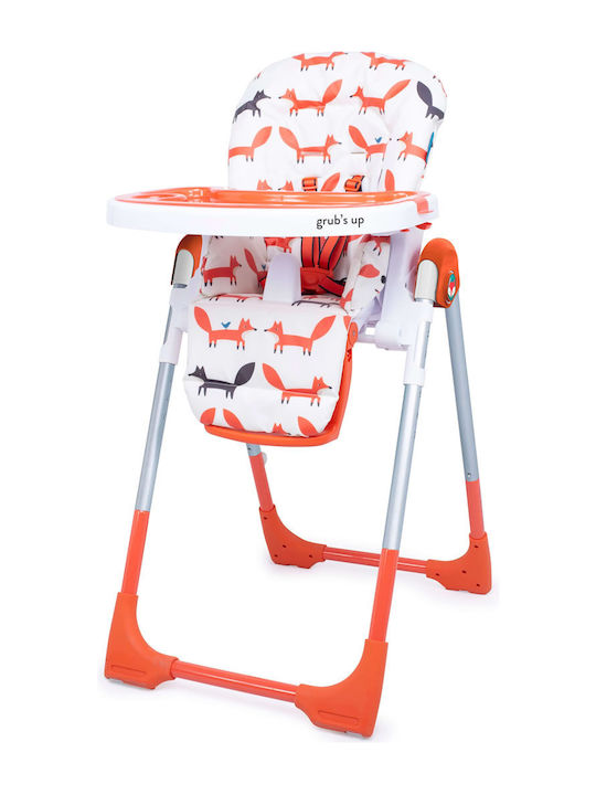 Cosatto Noodle 0+ Foldable Highchair with Metal Frame & Fabric Seat Multicolour