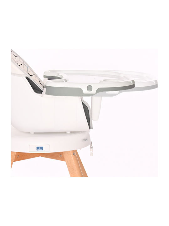 Lorelli Napoli Baby Highchair 3 in 1 With Adjustable Height Pink