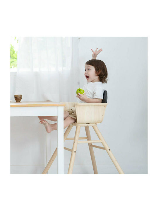 Plan Toys Καρεκλάκι Φαγητού Μαύρο