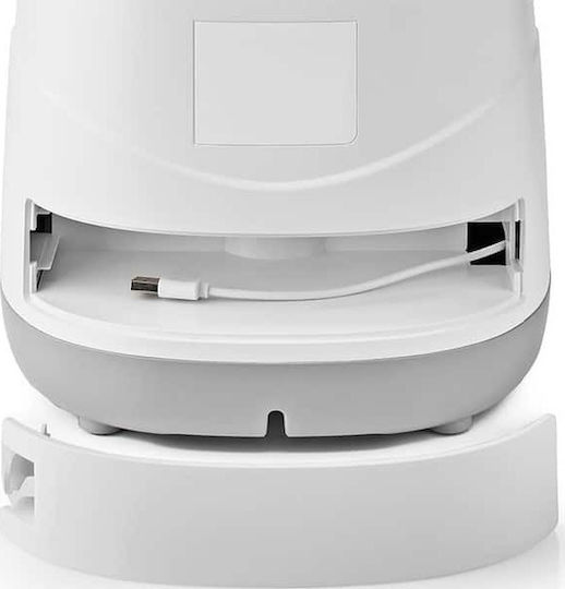 Nedis Automatic Feeder made of ABS Plastic Slow Feeder for Dog & Cat 3.7lt 23cm in White Color