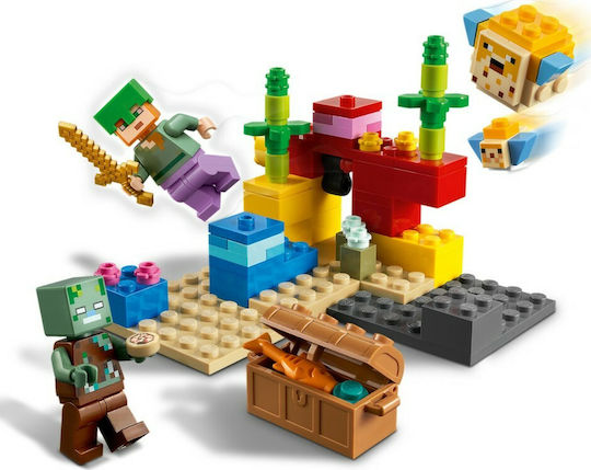 LEGO Minecraft The Coral Reef für 7+ Jahre