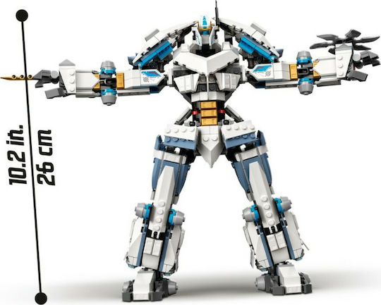 LEGO Ninjago Legacy Zanes Titan Mech Battle Ninja Pentru Vârsta 9+ Ani
