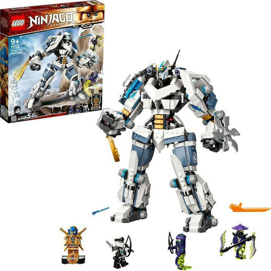 LEGO Ninjago Legacy Zanes Titan Mech Battle Ninja Pentru Vârsta 9+ Ani