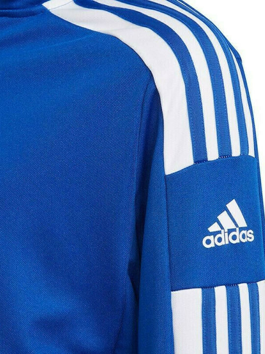 Adidas Boys Athleisure Cardigan Squadra 21 with Zipper Blue