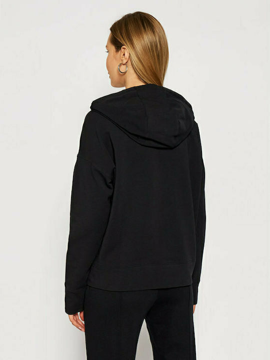 DKNY Women's Hooded Sweatshirt Black