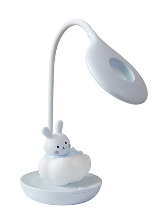 Bright Sun Led Παιδικό Φωτιστικό Γραφείου Bright Sun Funny Bunny Μπλε