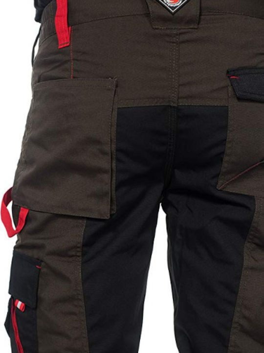 Stenso Prisma Reflective Work Trousers Brown