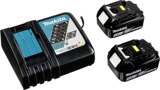Makita DTW180RTJ Brushless Schlagschrauber Akku 18V 2x5Ah mit Aufnahme 3/8"