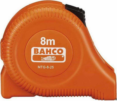 Bahco Tape Measure with Auto-Rewind 25mm x 8m