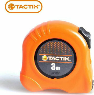 Tactix Maßband mit automatischem Rücklauf 16mm x 3m