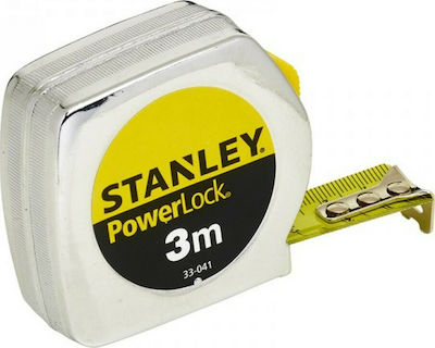 Stanley Tape Measure with Auto-Rewind 19mm x 3m