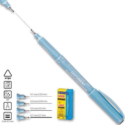 Centropen Document 2631 Marker de Proiectare 0.3mm Negru