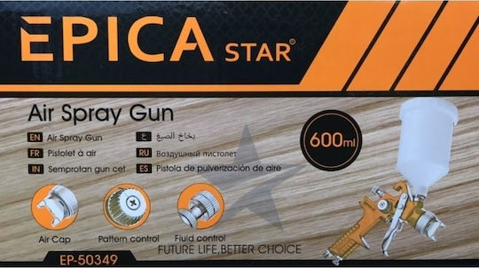 Epica Star Air Spray Paint Gun Top Cup 1.4mm