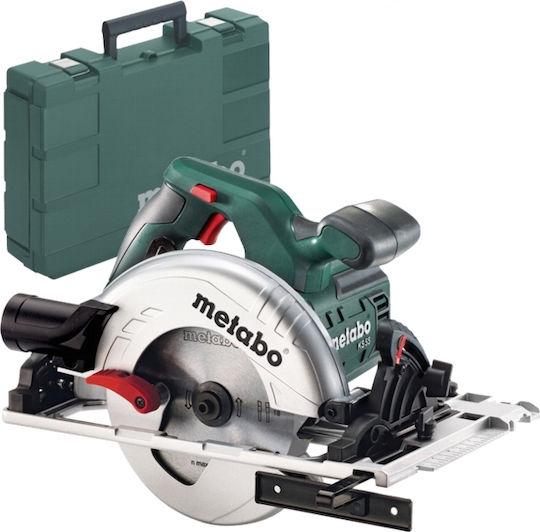 Metabo KS 55 FS Циркулярна пила 1200W с Регулиране на Скоростта и със Система за Изсмукване