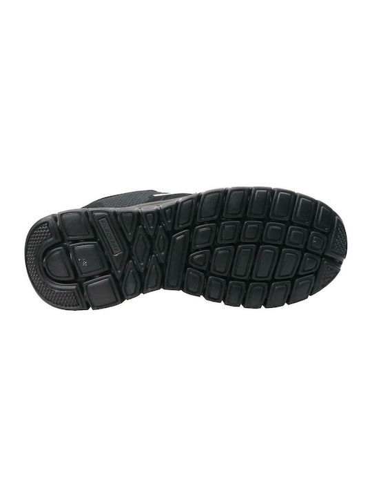 Lite-Weight QTR Overlay Sport Shoes Running Black