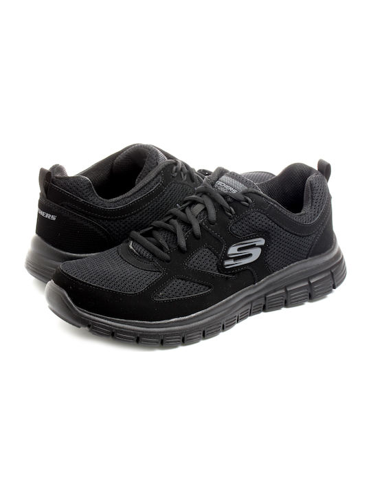 Lite-Weight QTR Overlay Sport Shoes Running Black