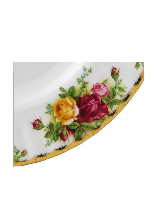 Royal Albert Deep Plate Old Country Roses Plate Soup made of Porcelain Multicolour with Diameter 21cm