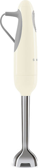 Smeg 50er Stil Handmixer mit Edelstahlstab 700W Beige