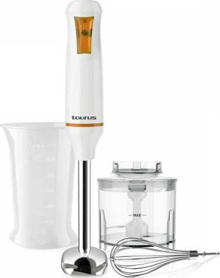 Taurus Robot 500 Inox Ραβδομπλέντερ με Ανοξείδωτη Ράβδο 500W Λευκό