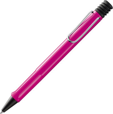 Lamy Safari 213 Pen Ballpoint with Blue Ink Pink