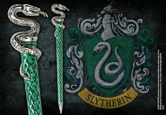 The Noble Collection Στυλό Ballpoint με Μπλε Mελάνι Harry Potter Slytherin