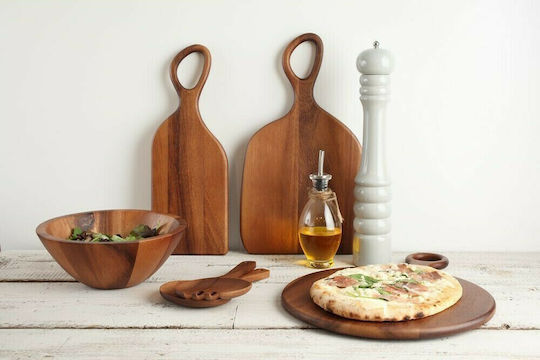 T&G Tuscany Siena Wooden Serving Platter with Handle 41x15cm