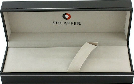 Sheaffer Intensity Gloss White Barrel Engraved Chrome Spiral Cap Pen Ballpoint Package