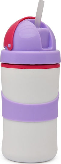 Kidsme Παιδικό Ποτηράκι από Πλαστικό Μωβ 300ml για 9m+
