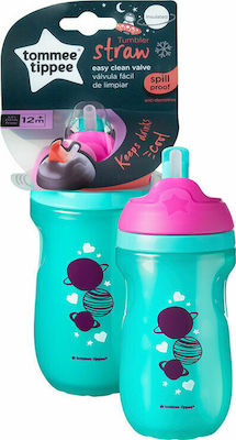 Tommee Tippee Baby & Toddler Cups Sport made of Plastic Turquoise 1pcs 260ml for 12m+m+