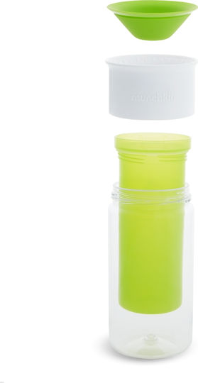 Munchkin Детска Чаша Miracle Insulated Sticker от Зелен Пластмаса 266мл за 18м+