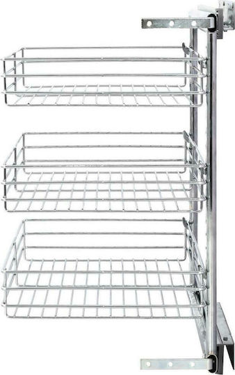 vidaXL Mechanismus Erweitern Sie Silber 47x35x56εκ. 1Stück 50970