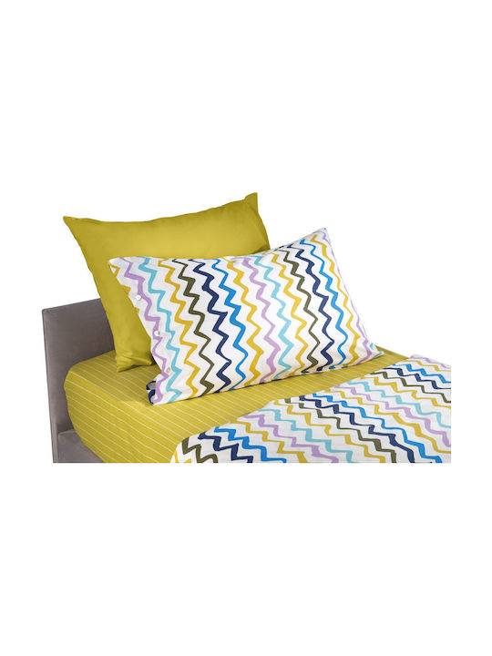 Saint Clair Kinderbettlaken Set Einzeln Lustig Mehrfarbig 160x250cm