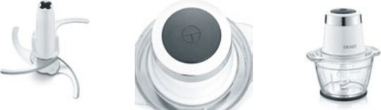 Graef CH 501 Πολυκόπτης Multi 500W με Δοχείο 1lt Λευκός
