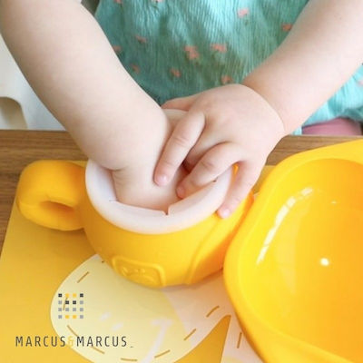 Marcus & Marcus Baby Food Bowl made of Silicone Pink MNMBB09-PG