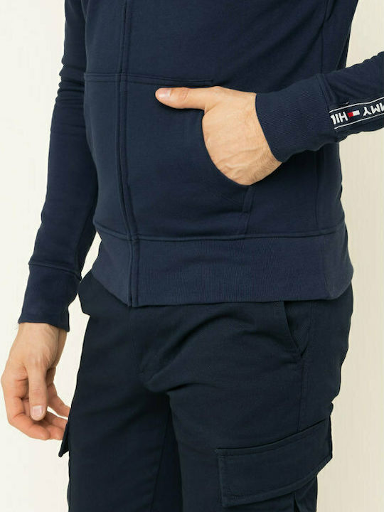Мъжка Суичър Яке с Джобове Тъмносиня UM0UM00708416