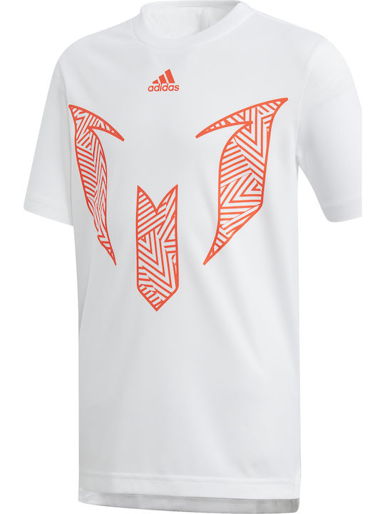 Kids' Set with Shorts Summer 2pcs White MESSI