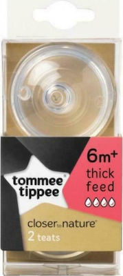 Tommee Tippee Θηλές από Σιλικόνη Μεγάλης Ροής για 6+ μηνών 2τμχ