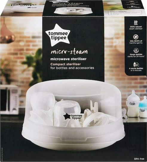Tommee Tippee Gen 2 Microwave Baby Sterilizer for 4 Bottles